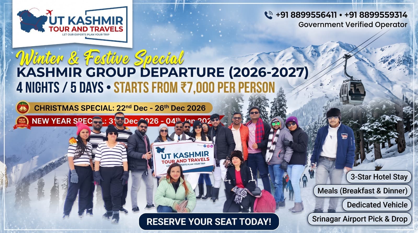 Magical Kashmir Winter Escape (4N/5D Group Departure)